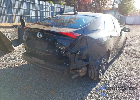 2018 Honda Civic Ex z USA, uszkodzony, nr VIN 2HGFC2F75JH587439